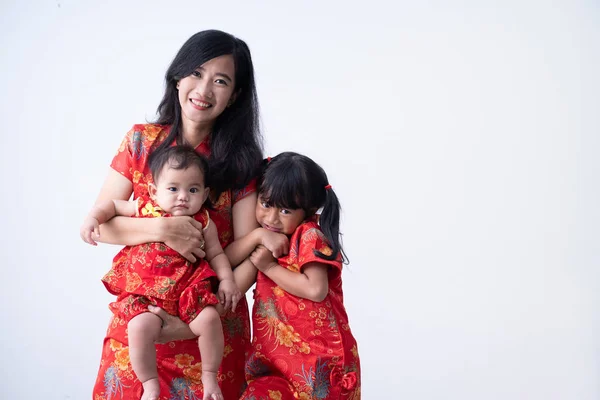 Asiático família chinês ano novo — Fotografia de Stock