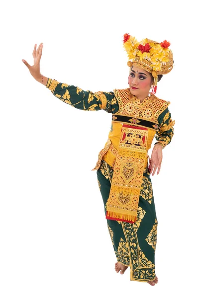 Dansare utför balinesiska danser — Stockfoto