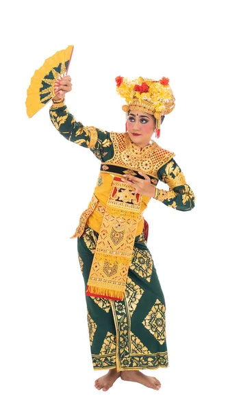 Танцівники виконують балійські танці. — стокове фото