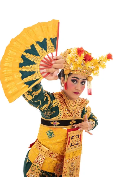 Dancers performing traditional Balinese dance — Stock Photo, Image