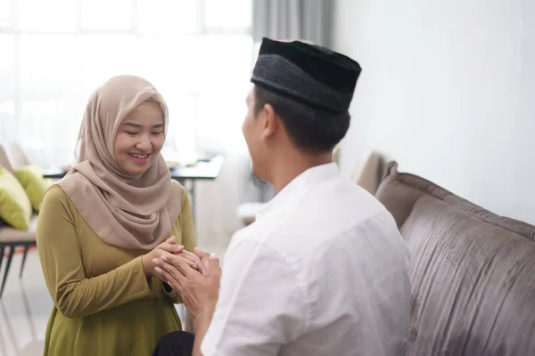 Entschuldigung auf eid fitr — Stockfoto