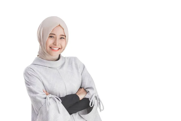 Attraktiv asiatisk kvinna ung muslim kvinna — Stockfoto