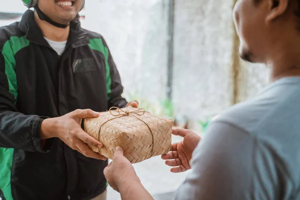 Concepto de servicio de compras de alimentos en línea — Foto de Stock