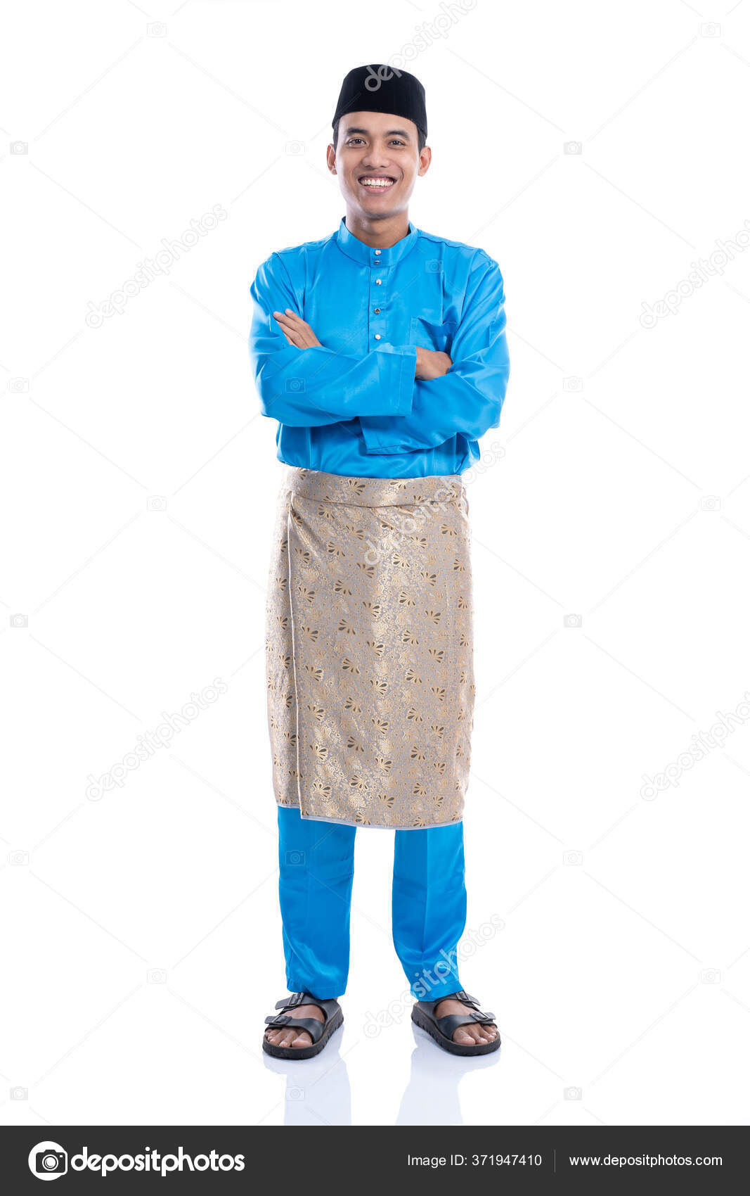 Traditional vintage malay outfit