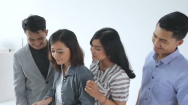 Genç Asyalıların selfie 'si