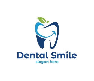 vektör logo tasarlamak diş Kliniği sağlık, diş hekimi uygulama, diş tedavisi, sağlıklı diş ve ağız için