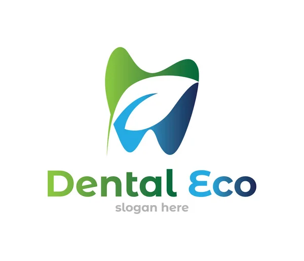 Ilustração do projeto do logotipo do vetor para a clínica odontológica, prática do dentista, tratamento dentário, dente e boca saudáveis —  Vetores de Stock