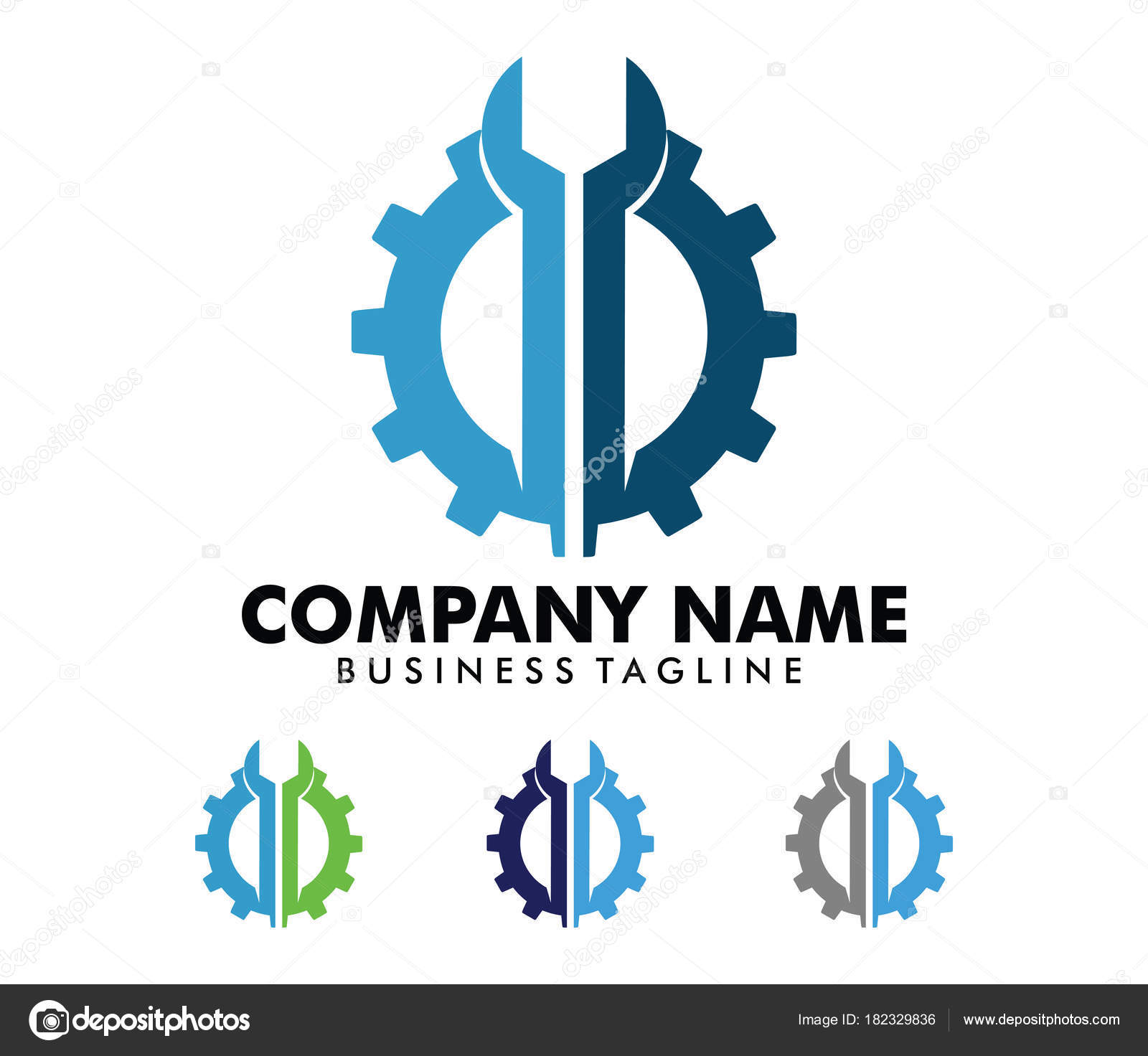 Vector logo design for automotive business, technical industry, car
