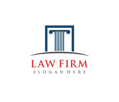 vektör logo tasarlamak için hukuk firması iş, avukat, avukat, Adalet Divanı