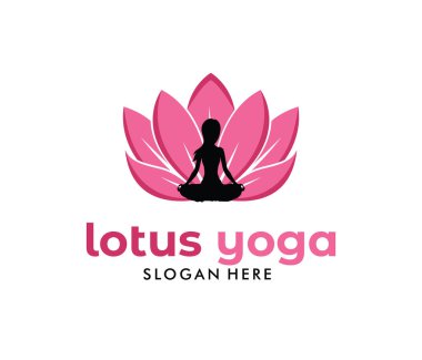 vektör logo tasarlamak Güzellik Güzellik Merkezi, yoga egzersiz dersi, manevi şifa, güzellik salonları için.