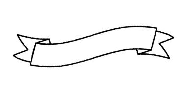 tek boş vintage şerit afiş vektör logo tasarımı