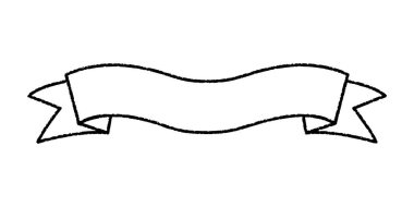 tek boş vintage şerit afiş vektör logo tasarımı