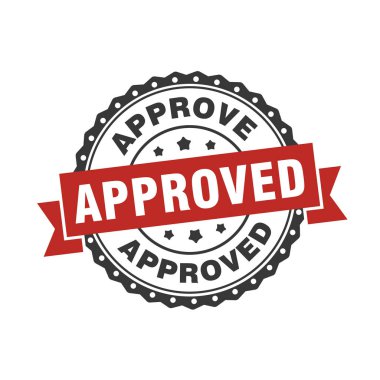 işareti etiket işareti vektör tasarımı onaylandı