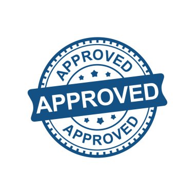 işareti etiket işareti vektör tasarımı onaylandı