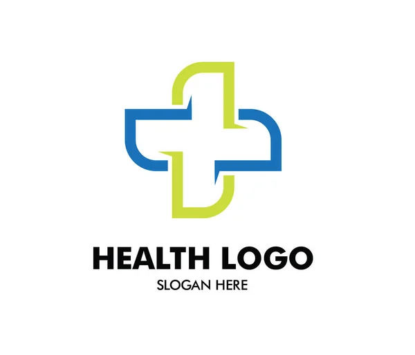 Projektowanie logo wektor dla opieki zdrowotnej, lekarza rodzinnego Klinika zdrowego, centrum odnowy biologicznej, drogerii, kliniki medycznej, — Wektor stockowy