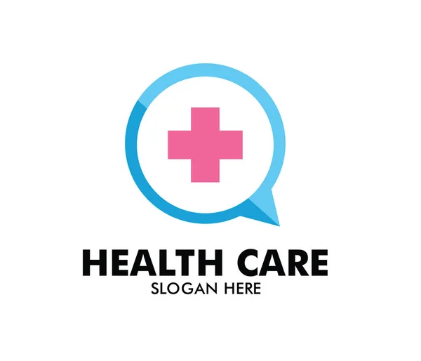 Vektor-Logo-Design für Gesundheitswesen, Familie gesunde Klinik Arzt, Wellness-Center, Drogerie, medizinische Klinik, — Stockvektor