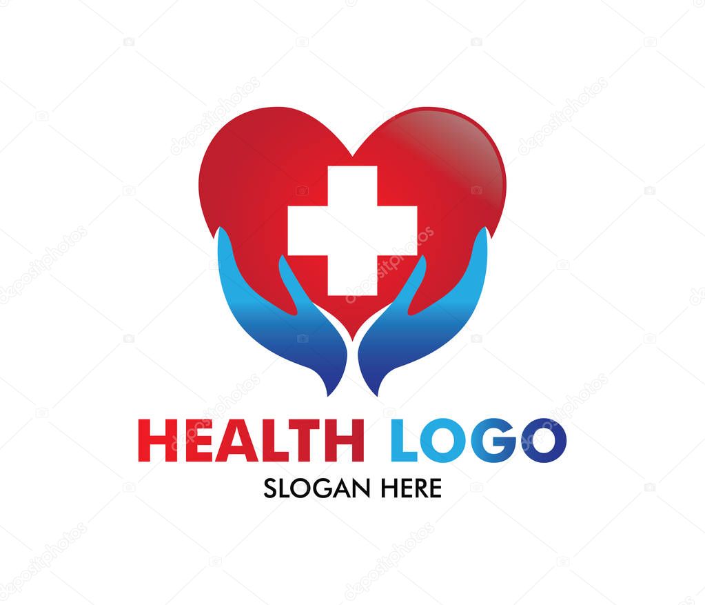 vector logo design for health care, family healthy clinic doctor ...