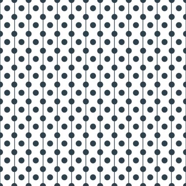 Polka dot çizgi vektör seamless modeli ile