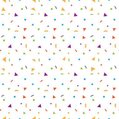 vektör Dikişsiz desen renkli glitter yaymak