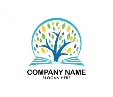 çocuk eğitim ve kreş kamp vektör logo tasarımı