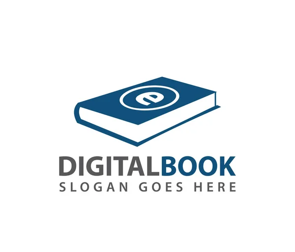 Smart learning book store vector logo design — стоковый вектор