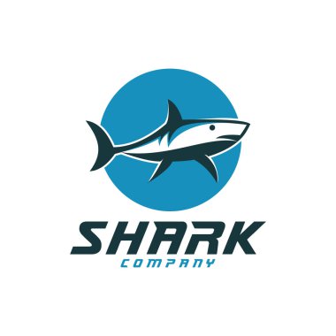 Maskot köpekbalığı elektronik spor oyun vektör logo tasarımı