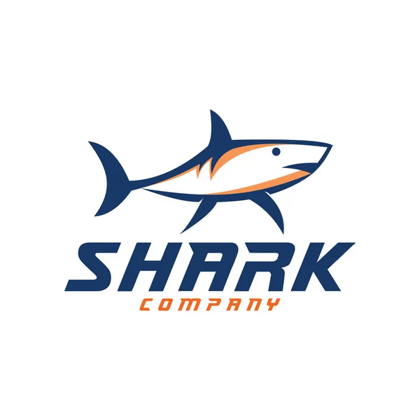 Maskot köpekbalığı elektronik spor oyun vektör logo tasarımı — Stok Vektör