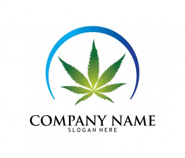 tıbbi esrar esrar ilaç eczane laboratuvar vektör logo tasarımı