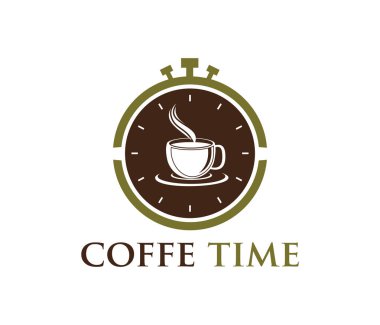 kahve Cafe bistro vektör logo tasarımı