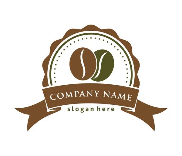 Projektowanie logo wektor kawy café bistro — Wektor stockowy