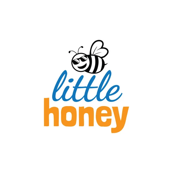 Kleine honing familie baby en kind grappige woordspeling vector grafisch ontwerp voor snijmachine ambachtelijke en print — Stockvector