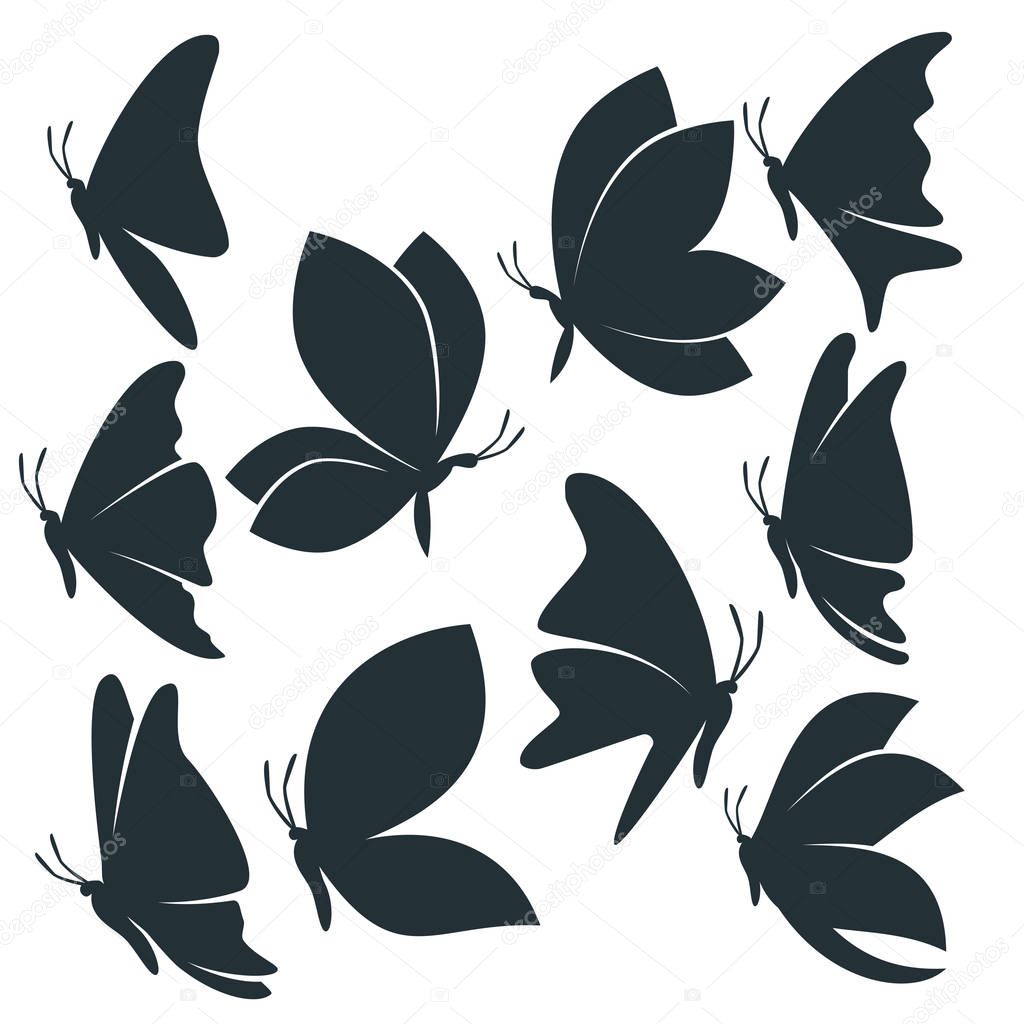 butterfly beautiful and high quality detail for paper craft, cutting machine and printable vector file design