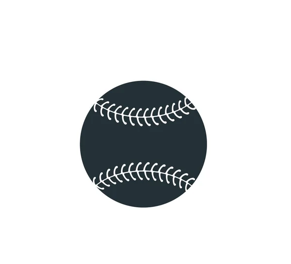 Baseball softball věc vektor logo grafický design — Stockový vektor