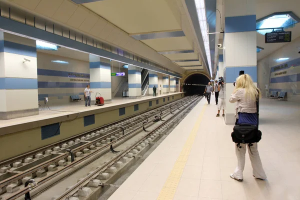 Metrostation Der Sofia Subway Sofia Bulgarien 2012 Sofia Metropolitan — Stockfoto