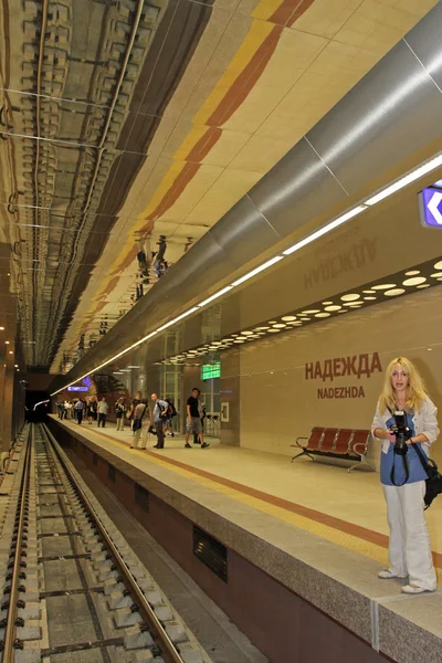 Станция Метро Софийского Метрополитена Софии Болгария Августа 2012 Года Софийский — стоковое фото