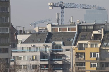 Şehirdeki ince partikül havası ve Pm2.5 tozu. Şehir Kapağı