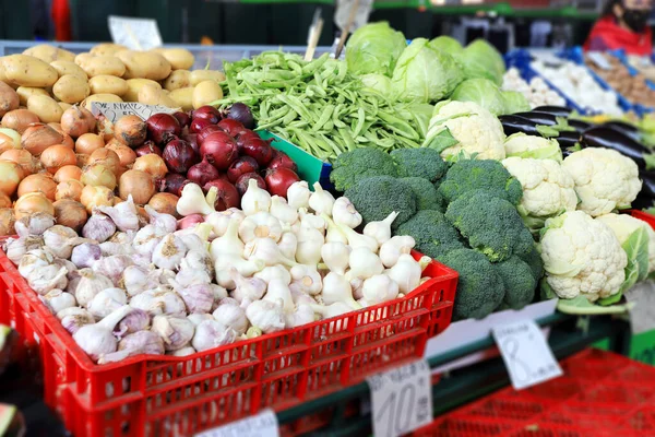 Warzywa Targu Warzywa — Zdjęcie stockowe
