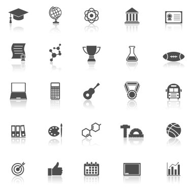 Beyaz arka plan üzerinde üniversite kutsal kişilerin resmi ile yansıtmak