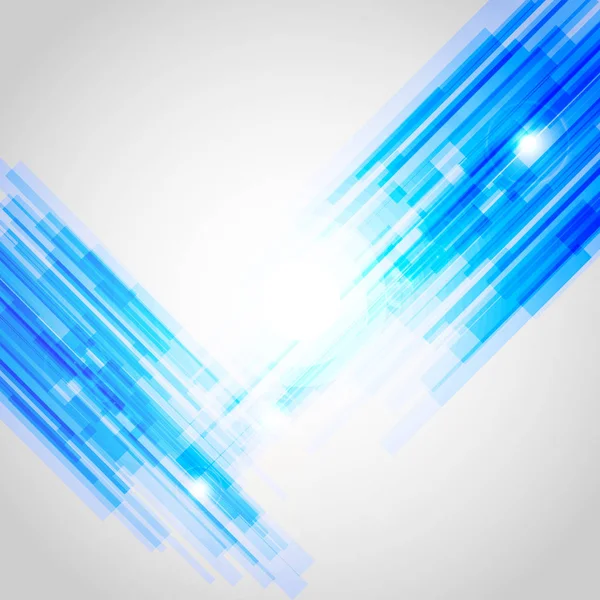 Blaue abstrakte gerade Linien Hintergrund — Stockvektor