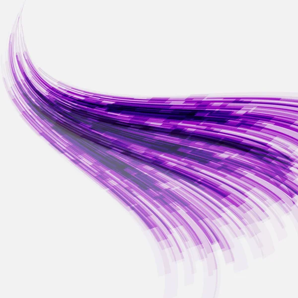 Элемент фиолетовой волны для дизайна — стоковый вектор