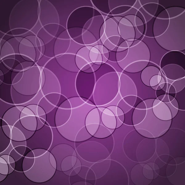Абстрактный фиолетовый фон с кругами — стоковый вектор