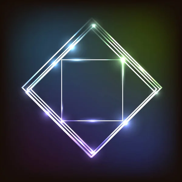 Αφηρημένο πολύχρωμο φόντο με τετράγωνα — Διανυσματικό Αρχείο