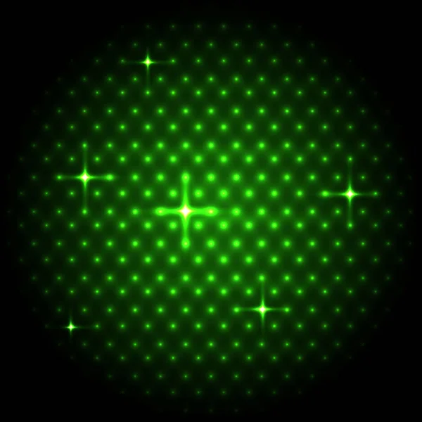 Abstrakt globala med gröna prickar bakgrund — Stock vektor