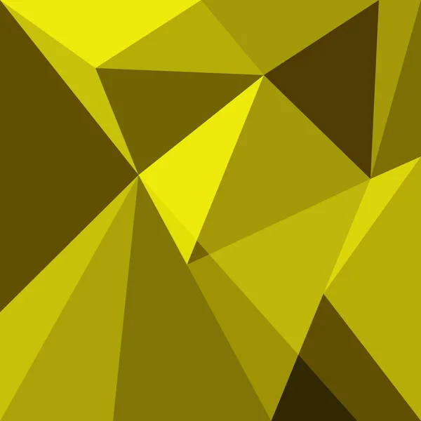 Gelb low poly design element hintergrund — Stockvektor