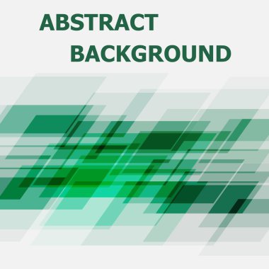 Yeşil geometrik örtüşen tasarım arka plan