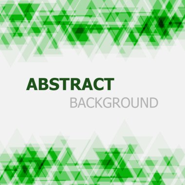 Arka plan örtüşen soyut yeşil üçgen