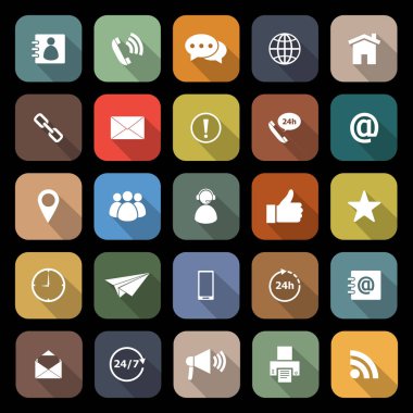 Düz kutsal kişilerin resmi ile uzun gölge iletişim