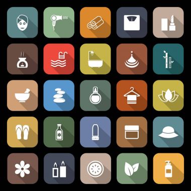 Güzellik düz kutsal kişilerin resmi ile uzun gölge