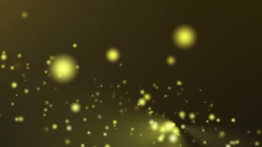 Koyu altın zemin üzerine altın parçacık akışı