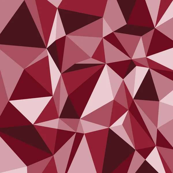 Pozadí abstraktní trojúhelník červený mnohoúhelník — Stockový vektor